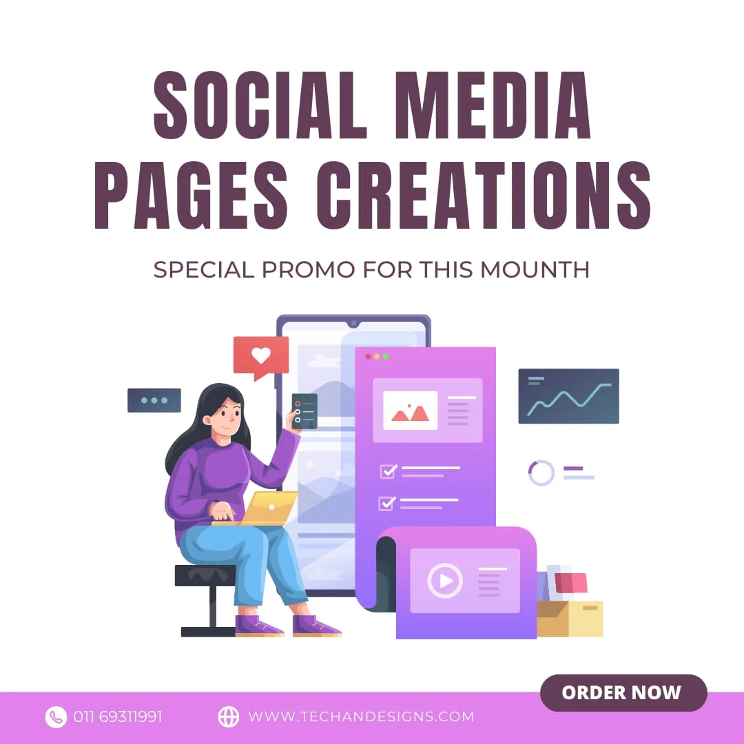 Social Media Pages Creations Services