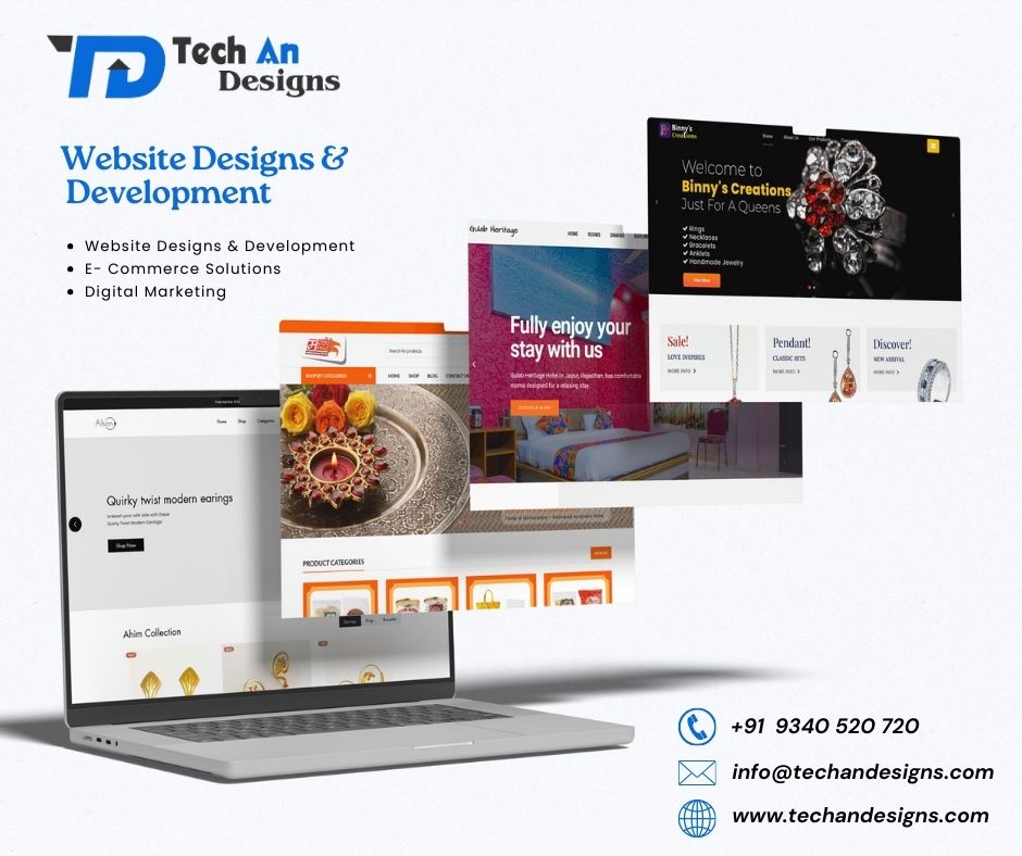 Our expert team can build a stunning e-commerce website