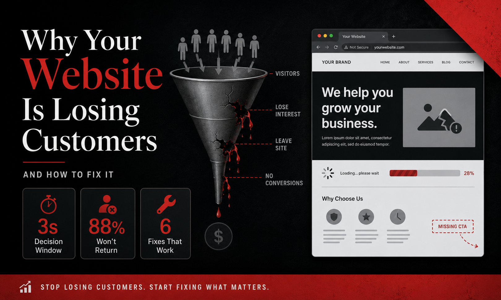 Why Your Business Website Is Losing Customers